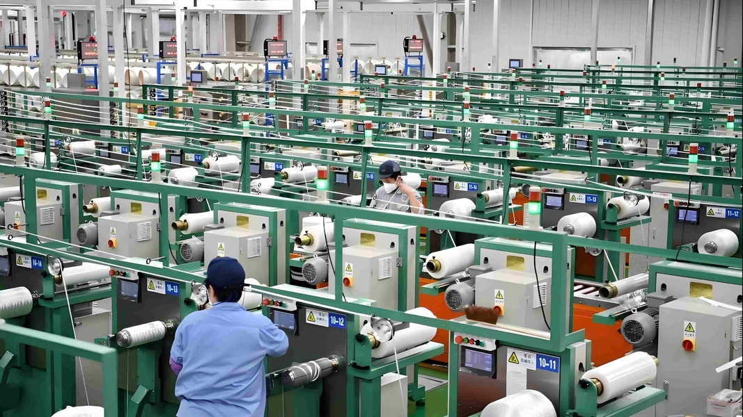 Qingdao Wanguo Sanchuan Fiber Technology Co., Ltd üreticinin üretim hattı