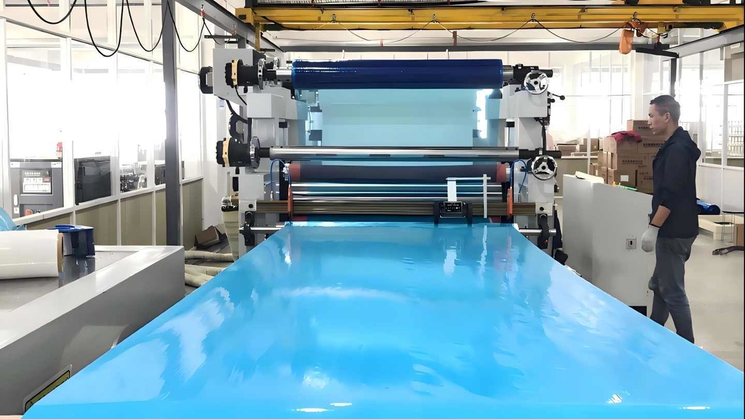 Qingdao Wanguo Sanchuan Fiber Technology Co., Ltd üreticinin üretim hattı