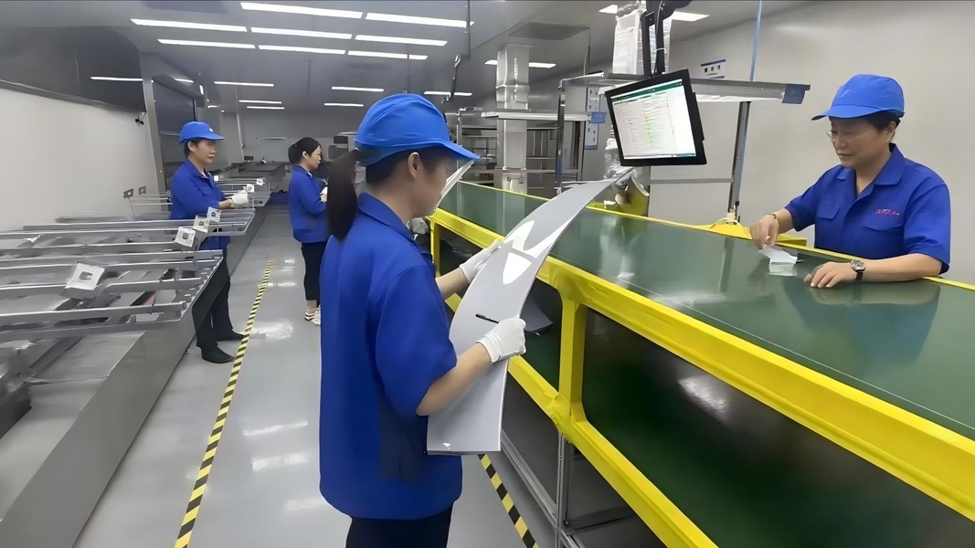 Qingdao Wanguo Sanchuan Fiber Technology Co., Ltd üreticinin üretim hattı