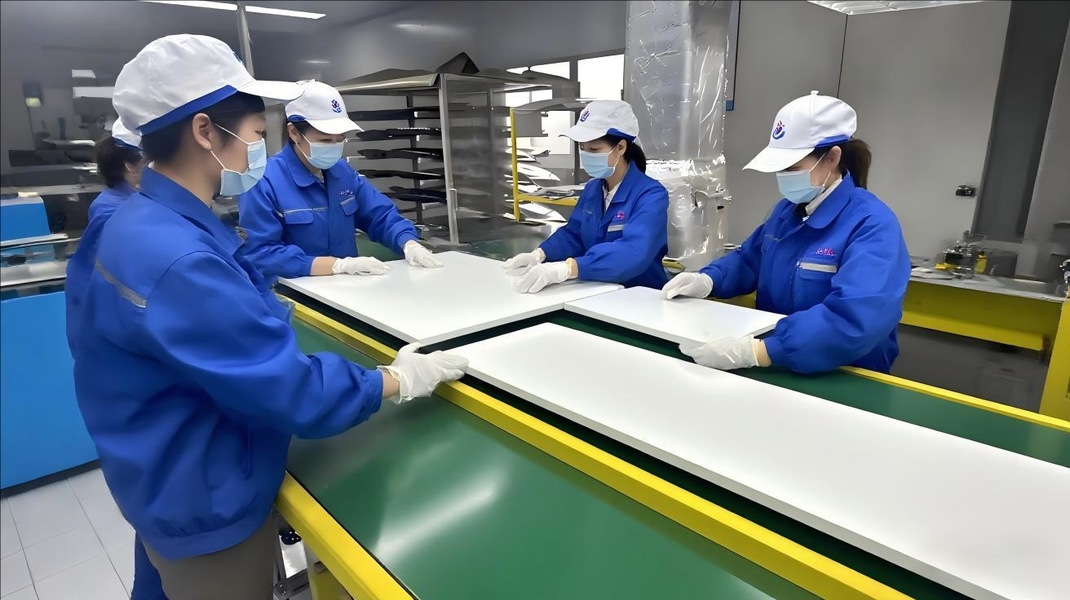 Qingdao Wanguo Sanchuan Fiber Technology Co., Ltd üreticinin üretim hattı