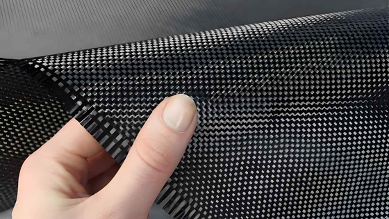 Custom Carbon Fiber Fabric Sheets Woven For Industrial Applications