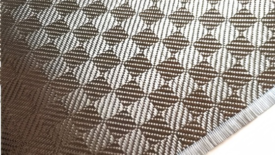 Customizable Carbon Fiber Jacquard Fabric with Integrated Structure and Premium Aesthetic for Automotive and Luxury Goods